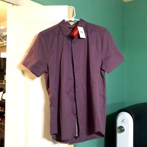 Guess easycare medium slim fit button down shirt